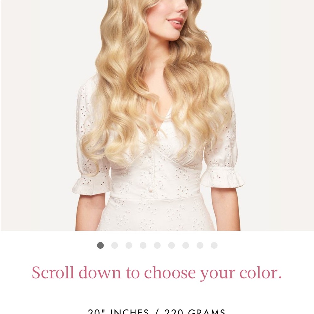 Luxy Hair classic extensions blonde balayage